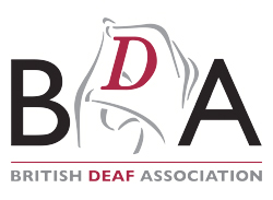 Logo of British Deaf Association