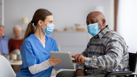 Nurse and gentleman with mask .jpg